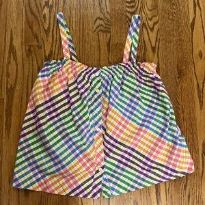 J.Crew Picnic Check Tank